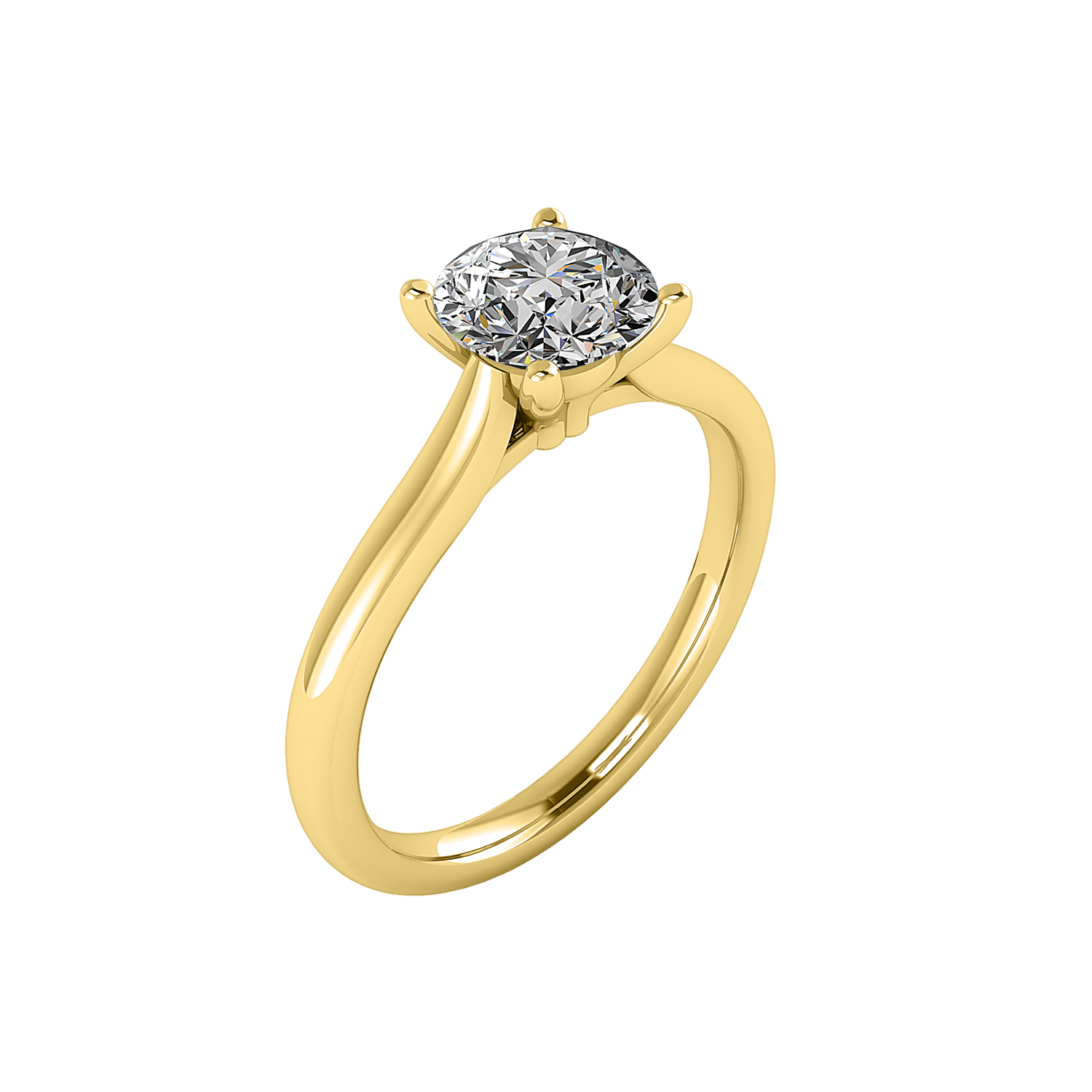 Adalynn Cathedral Solitaire Engagement Ring